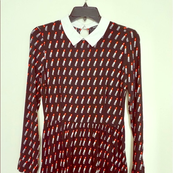 Forever 21 Dresses & Skirts - Forever 21 lipstick collar dress Forever 21 Dresses & Skirts - Forever 21 lipstick collar dress